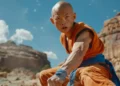 kuririm Dragon Ball Z feito por Inteligência Artificial (IA) - live-action (6)