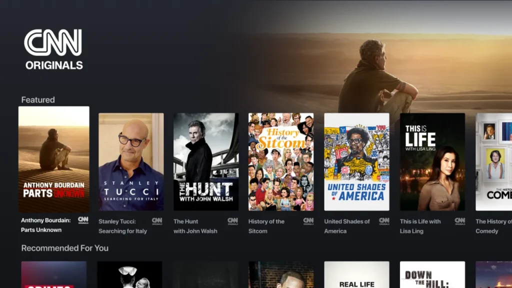 CNN Originals é a nova streaming gratuita (1)