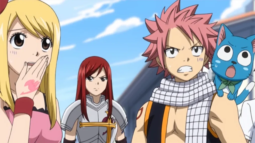 Fairy Tail Natsu, Erza e Lucy