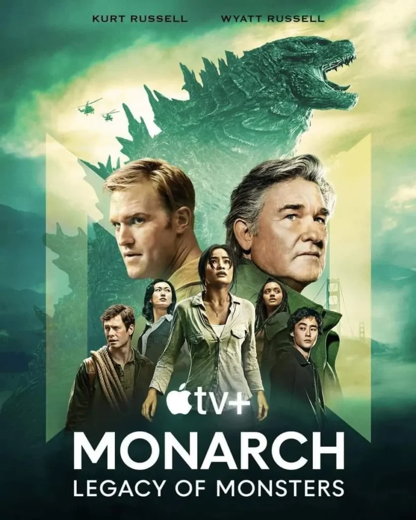 Pôster da temporada 2 de Monarch Legado de Monstros da Apple TV+