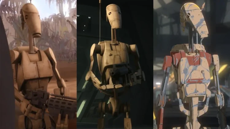 Droids B1 em Star Wars Skeleton Crew