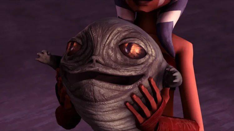 Rotta, filho de Jabba em Star Wars A Guerra dos Clones (2008)