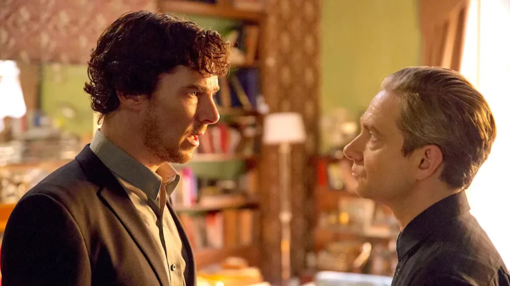 Benedict Cumberbatch e Martin Freeman Sherlock Holmes