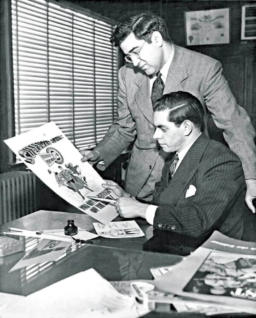 Jerry Siegel e Joe Shuster criadores do superman