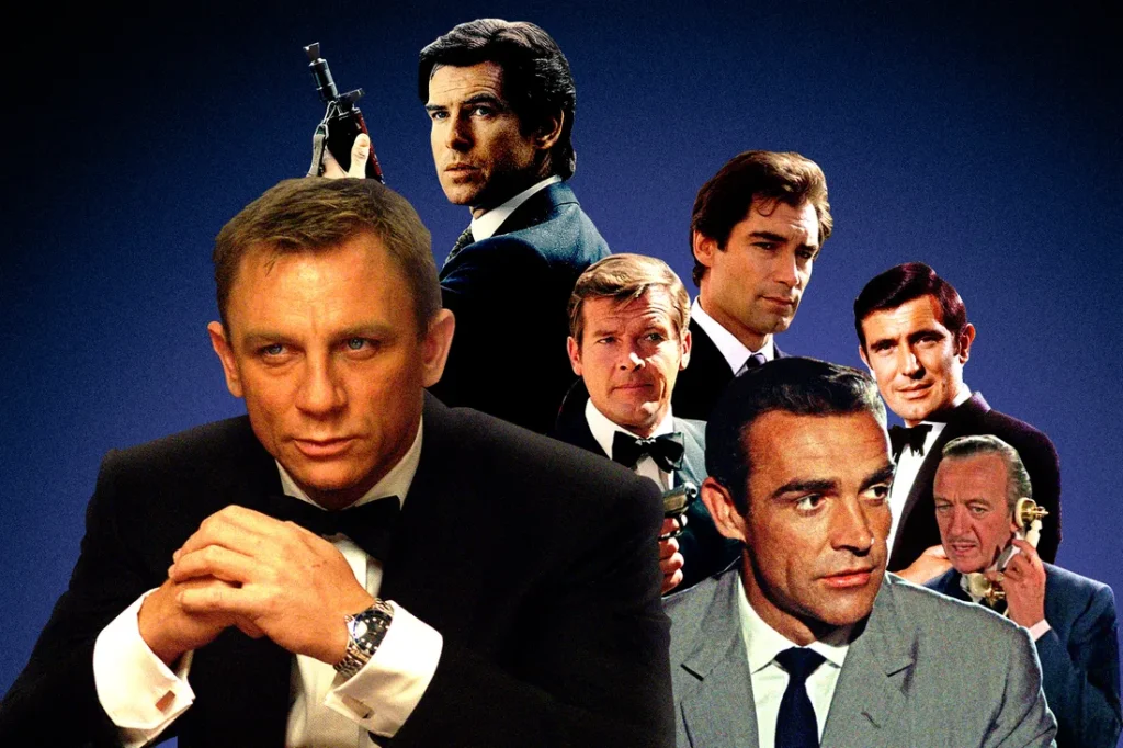 007 agentes e atores dos filmes James Bond