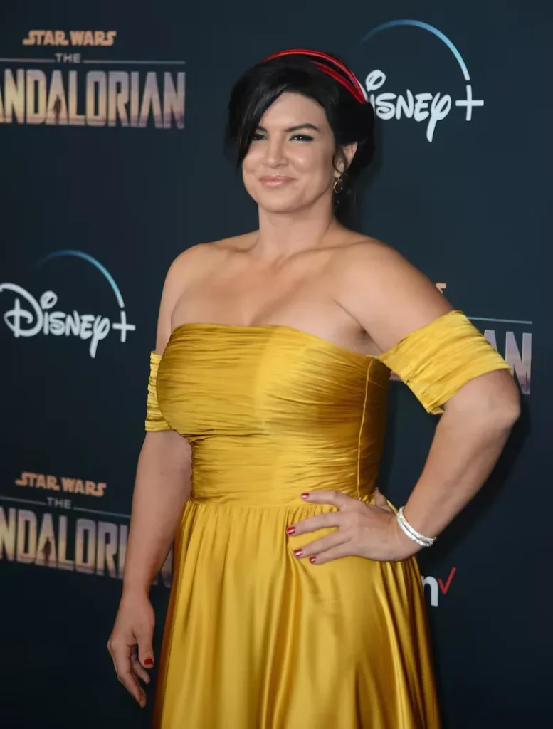 Gina Carano em evento da Disney