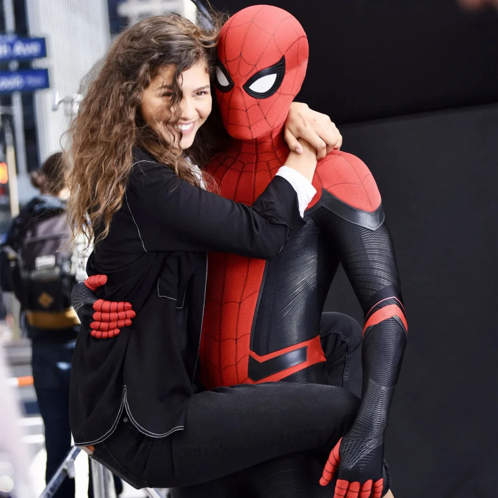 Homem-Aranha Tom Holland e Zendaya