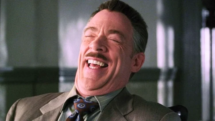 J.K. Simmons como J. Jonah Jameson em Homem Aranha