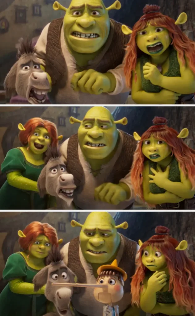 Shrek 5 e Shrek antigo