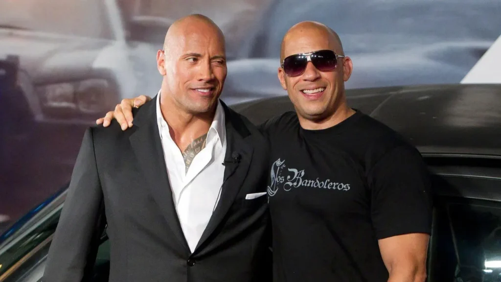 Vin Diesel e The Rock