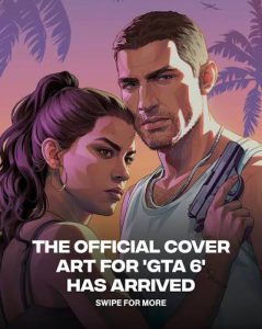 GTA 6: Novo Trailer Revela Arte Oficial de Capa, Grande Expectativa para o Maior Jogo de 2026! GTA 6